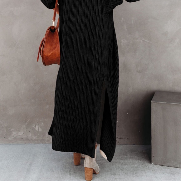 Black Cardigan Sweater - Picture 6 of 6